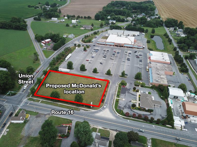 Milton Planning and Zoning Commission unanimously agreed to table an application for preliminary site-plan review of a proposed 4,000-square-foot McDonald’s restaurant at the corner of Union Street Extended and Route 16. The application was tabled at McDonald’s request in order to allow engineers to make modifications to plans and present additional information. NICK ROTH PHOTO